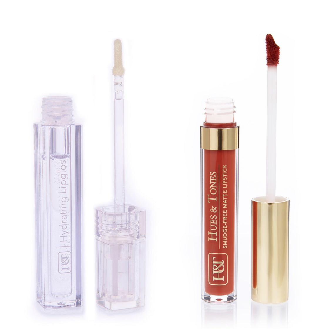 Eezy clear lipgloss and Sunset liquid matte lipstick