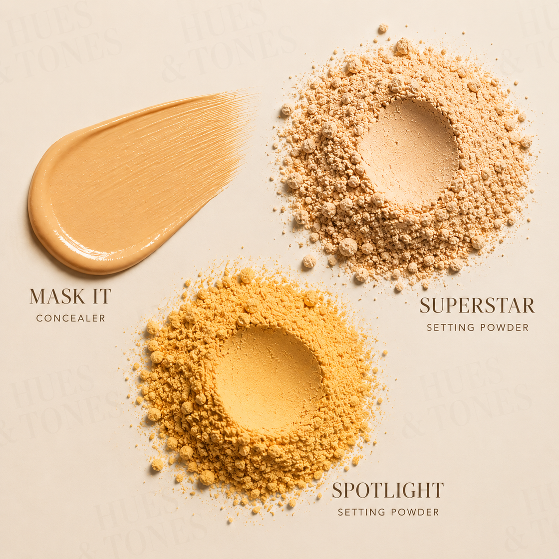 Concealer And Powder Trio