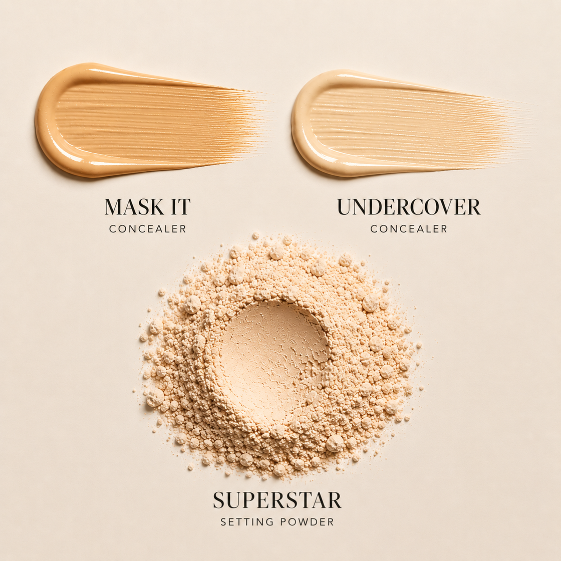 Concealer And Powder Trio