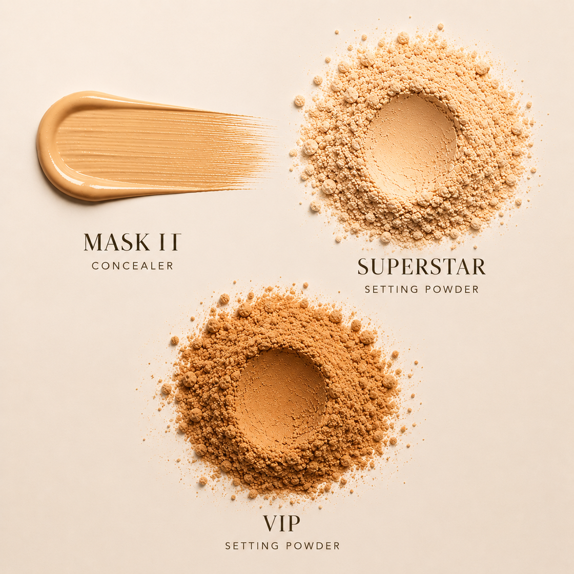 Concealer And Powder Trio