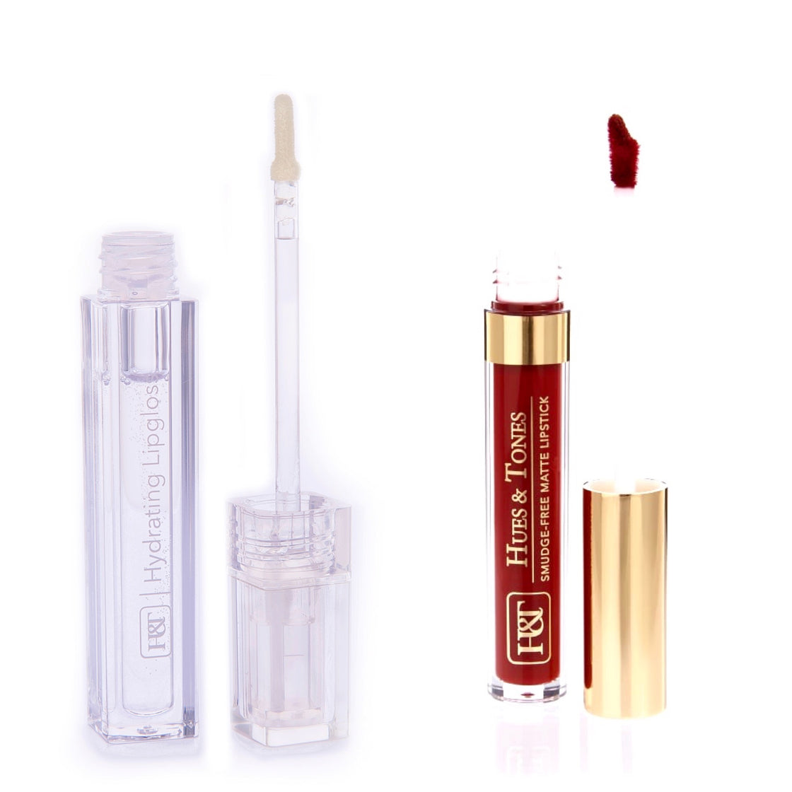 Eezy clear lipgloss and Bombshell matte lipstick