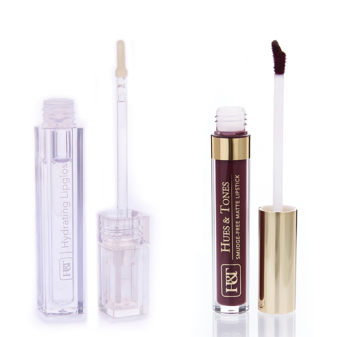 Eezy clear lipgloss and Drippin matte lipstick